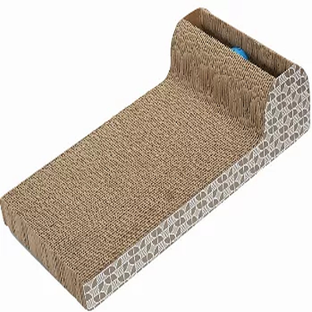 L-Shaped Corrugated Cat Scratching Board – Reversible Double-Sided Scratching Pad for Cats
