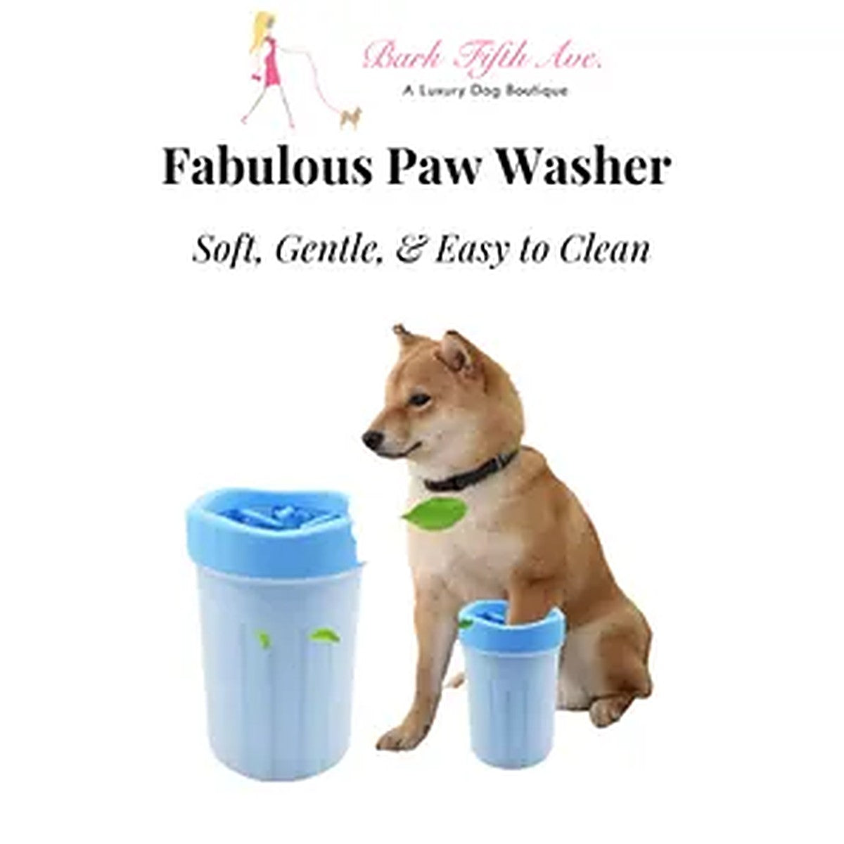 Clean Paws Dog Paw Washer Cup – Gentle Silicone Paw Plunger for Muddy Paws