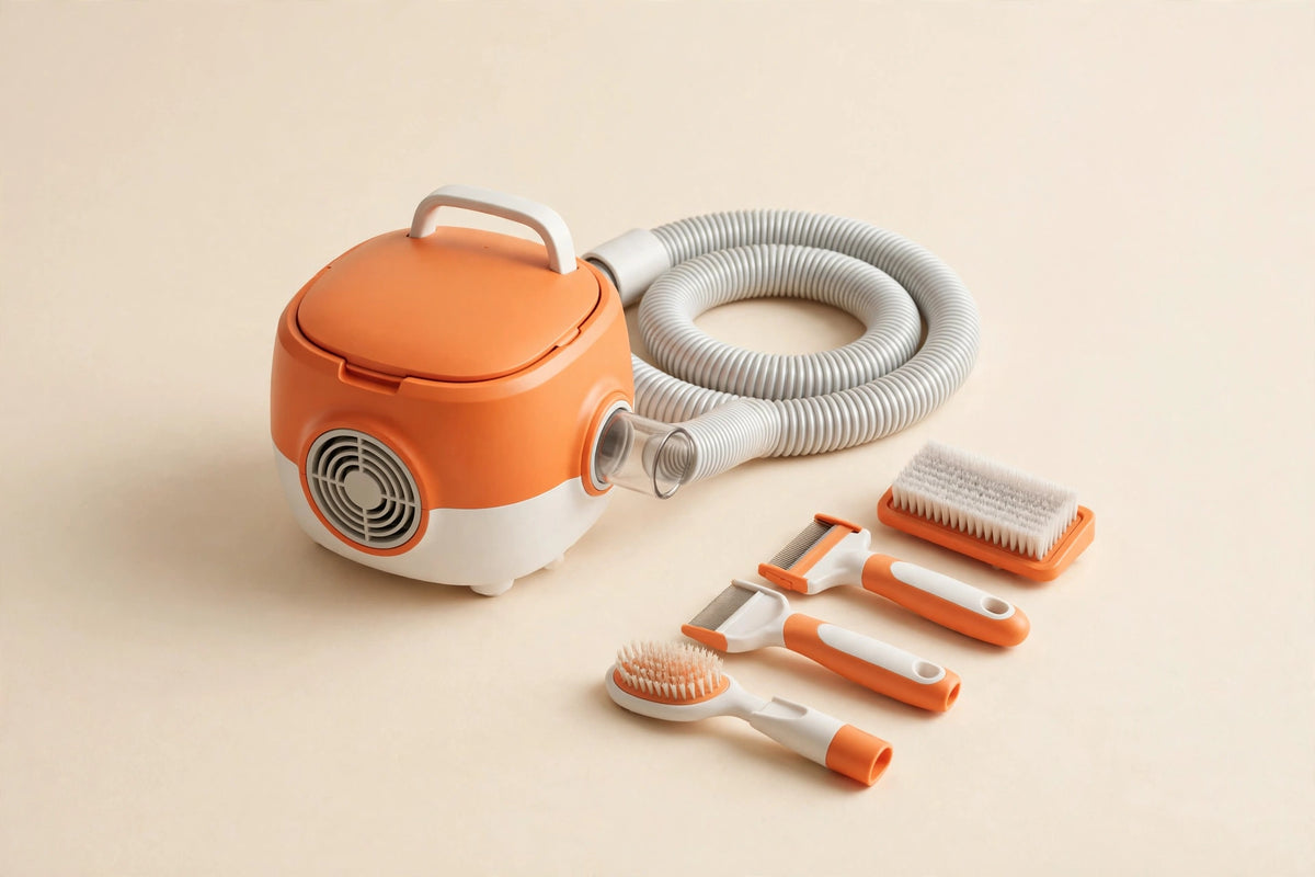 Shed-Ease Pet Grooming Vacuum Kit