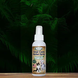 Fresh Mint Oral Care Herbal Spray for Dogs & Cats – Breath-Freshening Dental Mist